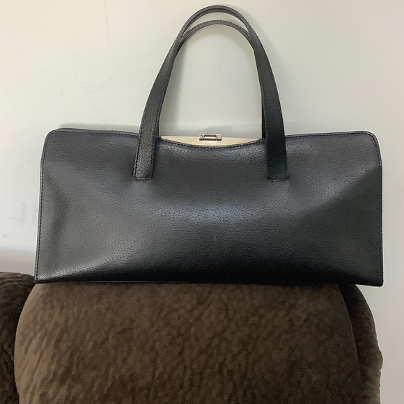 Furla Sleek Black Leather Tote - Picture 4 of 12